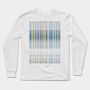 Thin Multicolor Lines Long Sleeve T-Shirt